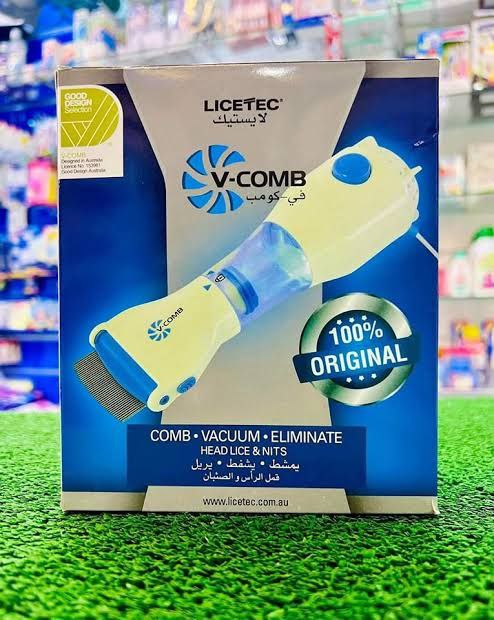 الاصلي V-COMB© مشط كهربائي لإزالة القمل